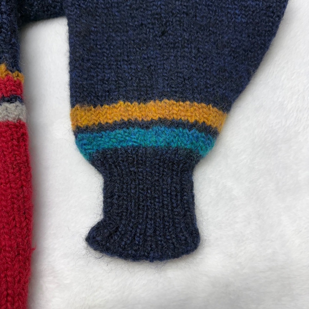 Vintage Heritage Ireland Multicolor Geometric Abstract Intarsia Knit Pattern XL - Picture 6 of 9